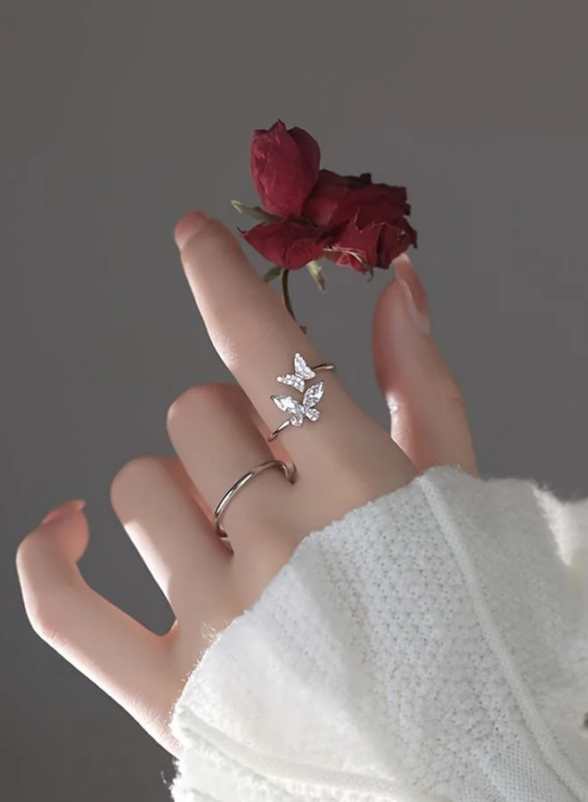 تايك تو خاتم بشكل فراشة